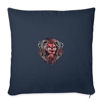 Irlande du Nord - Housse de coussin décorative 45 x 45 cm - bleu marine - Devant