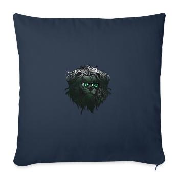 Pakistan - Housse de coussin décorative 45 x 45 cm - bleu marine - Devant