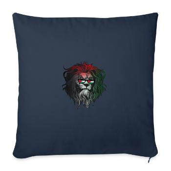 Palestine - Housse de coussin décorative 45 x 45 cm - bleu marine - Devant