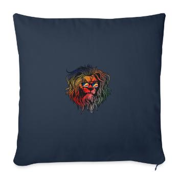 Seychelles - Housse de coussin décorative 45 x 45 cm - bleu marine - Devant