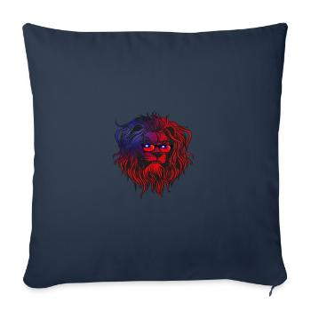 Taiwan - Housse de coussin décorative 45 x 45 cm - bleu marine - Devant