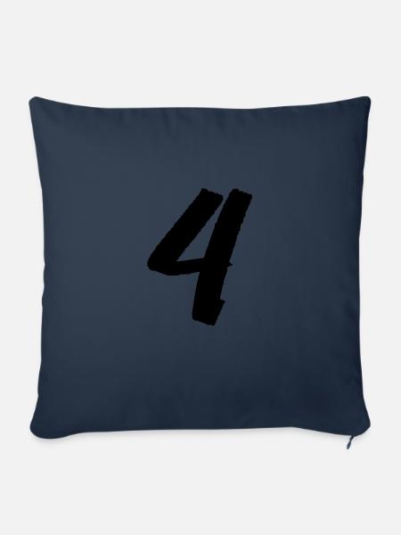 4 - Sofakissenbezug 45 x 45 cm - Navy