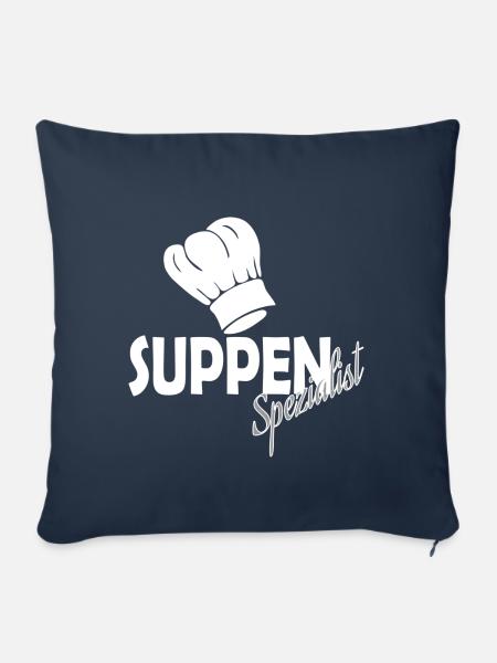 Suppe - Sofakissenbezug 45 x 45 cm - Navy