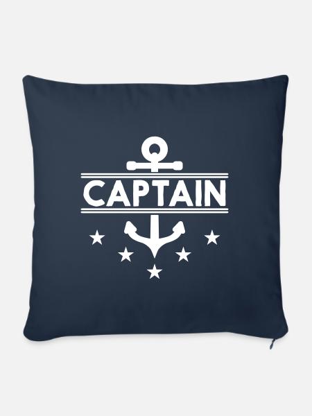 CAPTAIN - Sofakissenbezug 45 x 45 cm - Navy