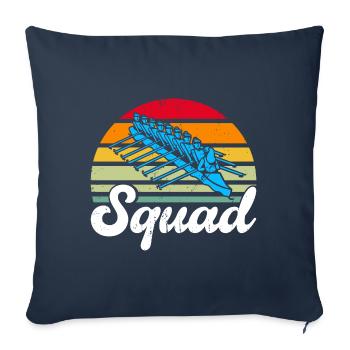 Team Rower Rower Rowing Gift - Sofa pillowcase 17,3'' x 17,3'' (45 x 45 cm) - navy - Front