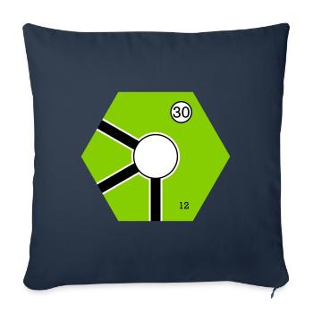 Tile Green - Sofakissenbezug 45 x 45 cm - Navy - Vorne