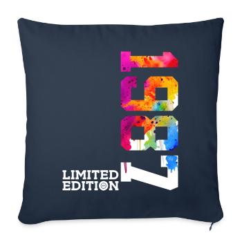 39TH BIRTHDAY LIMITED EDITION 1987 - Sofa pillowcase 17,3'' x 17,3'' (45 x 45 cm) - navy - Front