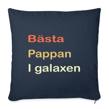 Best Dad in the Galaxy - Sofa pillowcase 17,3'' x 17,3'' (45 x 45 cm) - navy - Front
