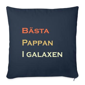 Best Dad in the Galaxy - Sofa pillowcase 17,3'' x 17,3'' (45 x 45 cm) - navy - Front