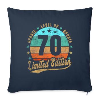 Update Level Up 70 Years Limited Edition Retro - Sofa pillowcase 17,3'' x 17,3'' (45 x 45 cm) - navy - Front
