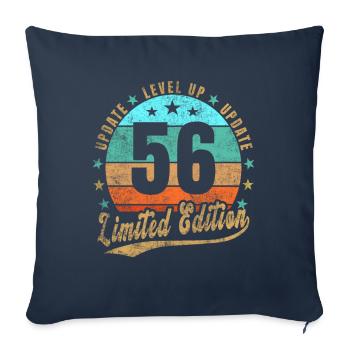 Update Level Up 56 Years Limited Edition Retro - Sofa pillowcase 17,3'' x 17,3'' (45 x 45 cm) - navy - Front