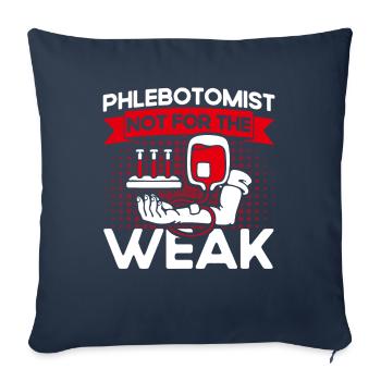 Blood sampling Phlebotomy Laboratory Phlebotomist Geschen - Sofa pillowcase 17,3'' x 17,3'' (45 x 45 cm) - navy - Front