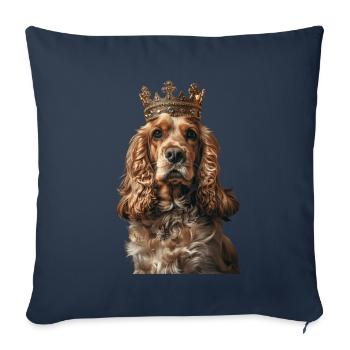 Cocker Spaniel - Sofakissenbezug 45 x 45 cm - Navy - Vorne