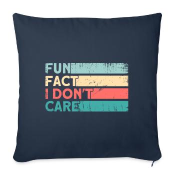 Black Humor Irony Sarcasm Gift - Sofa pillowcase 17,3'' x 17,3'' (45 x 45 cm) - navy - Front
