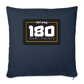 Dart Darts Darts Darts Darts Player Player - Housse de coussin décorative 45 x 45 cm - bleu marine - Devant