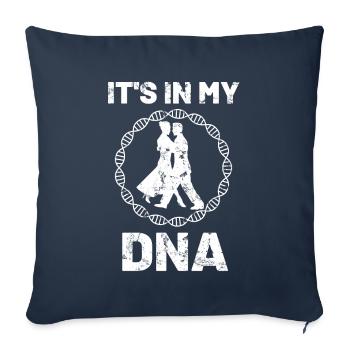 Danse Danseuse Danseuse - Housse de coussin décorative 45 x 45 cm - bleu marine - Devant