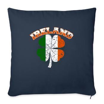 Ireland Irish flag shamrock - Sofa pillowcase 17,3'' x 17,3'' (45 x 45 cm) - navy - Front