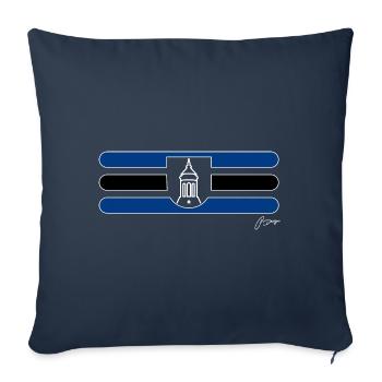Mannheim Mode by PDesign | Mannheimer Design - Sofakissenbezug 45 x 45 cm - Navy - Vorne
