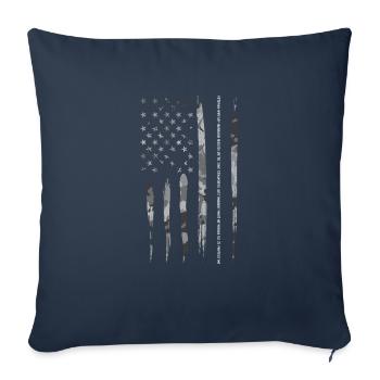 Veteran Wife My Husband Risked L... - Sofakissenbezug 45 x 45 cm - Navy - Vorne