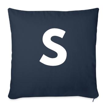 S - Sofakissenbezug 45 x 45 cm - Navy - Vorne