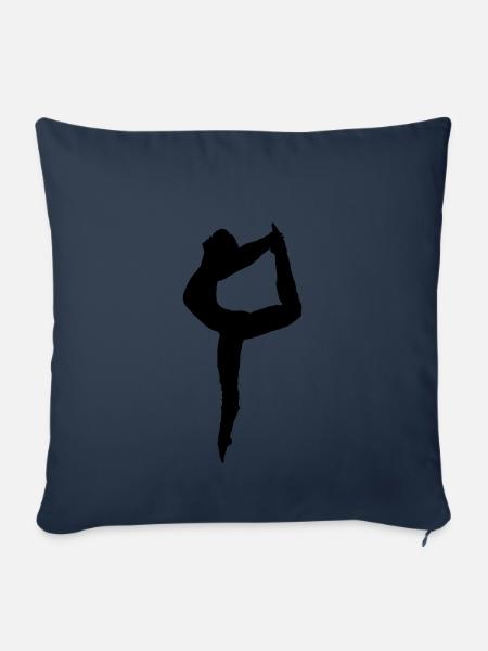Ballett tanzen Idee Geschenk Hobby Sport dehnen - Sofakissenbezug 45 x 45 cm - Navy
