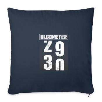 30 Oldometer 30ème anniversaire idée cadeau - Housse de coussin décorative 45 x 45 cm - bleu marine - Devant