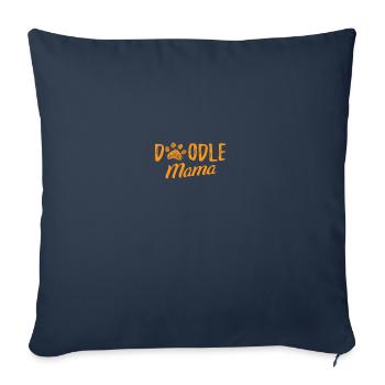 Doodle mama golden doodle mom dog goldendoodle - Sofakissenbezug 45 x 45 cm - Navy - Vorne