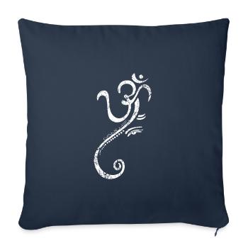 Ganesha Geschenk - Sofakissenbezug 45 x 45 cm - Navy - Vorne
