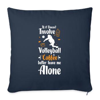 Volleyball Beach Volleyball Game Team - Sofa pillowcase 17,3'' x 17,3'' (45 x 45 cm) - navy - Front
