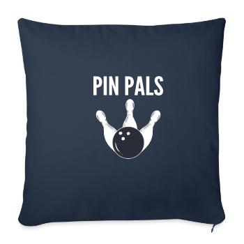 Pin -Amis Athlète Poison - Housse de coussin décorative 45 x 45 cm - bleu marine - Devant