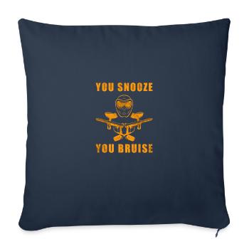 Paintball Paintballer Gift - Sofa pillowcase 17,3'' x 17,3'' (45 x 45 cm) - navy - Front