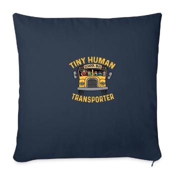Tiny Human Transporter Licensed Vehicle - Sofa pillowcase 17,3'' x 17,3'' (45 x 45 cm) - navy - Front