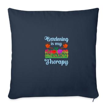 Funny quote Gardenner gardening is my The - Sofa pillowcase 17,3'' x 17,3'' (45 x 45 cm) - navy - Front