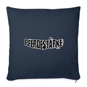Pferdestärke - Sofakissenbezug 45 x 45 cm - Navy - Vorne