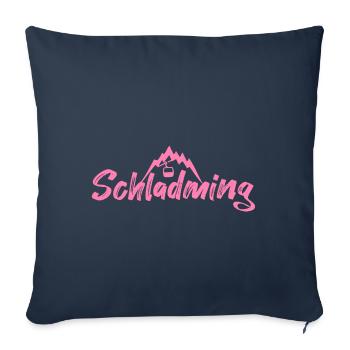 Schladming - Sofa pillowcase 17,3'' x 17,3'' (45 x 45 cm) - navy - Front