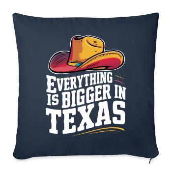 Texas State Texans Texas - Sofa pillowcase 17,3'' x 17,3'' (45 x 45 cm) - navy - Front