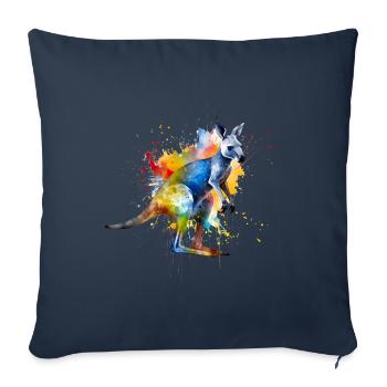 L’Australie, le continent des contrastes - Housse de coussin décorative 45 x 45 cm - bleu marine - Devant