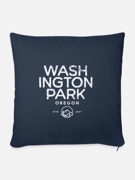 Washington Park, Oregon - Sofakissenbezug 45 x 45 cm - Navy
