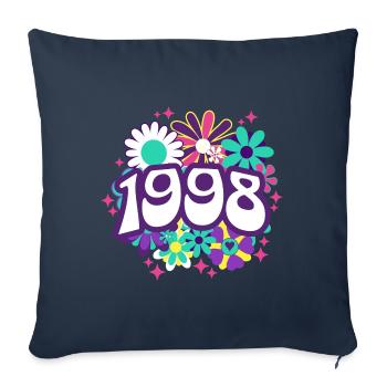 Birthday Party Woman 1998 25 years anniversary - Sofa pillowcase 17,3'' x 17,3'' (45 x 45 cm) - navy - Front