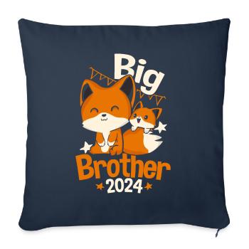 Kids Big Brother 2024 Fox Pregnancy - Sofa pillowcase 17,3'' x 17,3'' (45 x 45 cm) - navy - Front