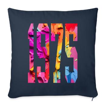 BUNT 51E ANNIVERSAIRE 1975 - Housse de coussin décorative 45 x 45 cm - bleu marine - Devant