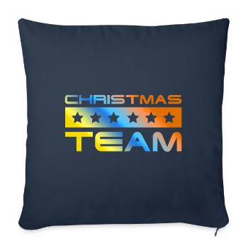 Christmas Crew Colorful - Sofa pillowcase 17,3'' x 17,3'' (45 x 45 cm) - navy - Front