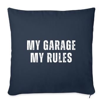 Mechanic Saying | Funny Mechanic Quote - Sofa pillowcase 17,3'' x 17,3'' (45 x 45 cm) - navy - Front