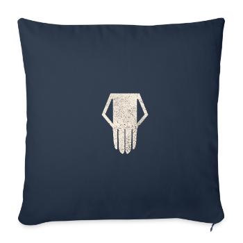 Bakugou Katsuki crâne crâne crâne superhel - Housse de coussin décorative 45 x 45 cm - bleu marine - Devant