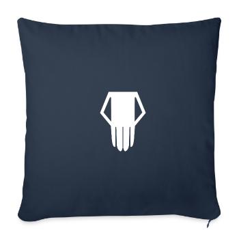 Bakugou Katsuki crâne crâne crâne superhel - Housse de coussin décorative 45 x 45 cm - bleu marine - Devant