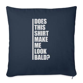 look soon shirt quote - Sofa pillowcase 17,3'' x 17,3'' (45 x 45 cm) - navy - Front