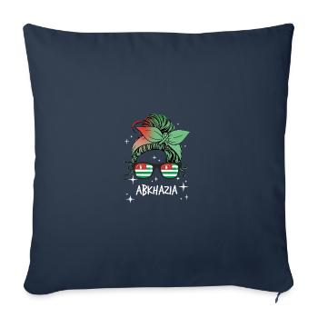 Abkhazia - Sofa pillowcase 17,3'' x 17,3'' (45 x 45 cm) - navy - Front
