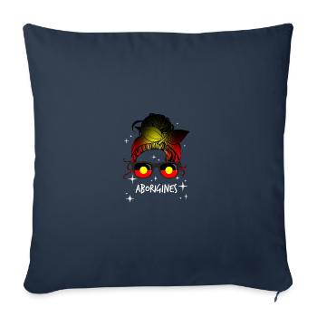 Aboriginal - Sofa pillowcase 17,3'' x 17,3'' (45 x 45 cm) - navy - Front