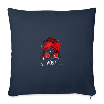 Aceh - Sofa pillowcase 17,3'' x 17,3'' (45 x 45 cm) - navy - Front