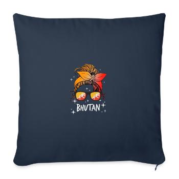 Bhutan - Sofakissenbezug 45 x 45 cm - Navy - Vorne